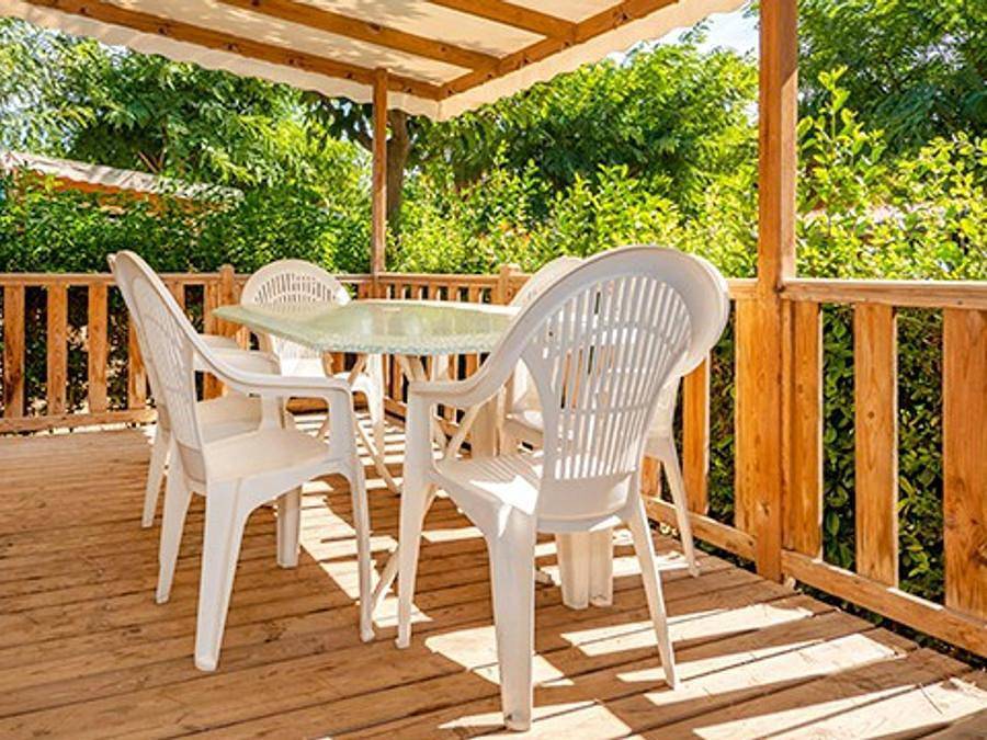 Camping Le California - Mobilhome 6 personas - Classic | 3 Dormitorios | 6 Pers. | Terraza elevada in Saint-Jean-de-Monts, Vandea