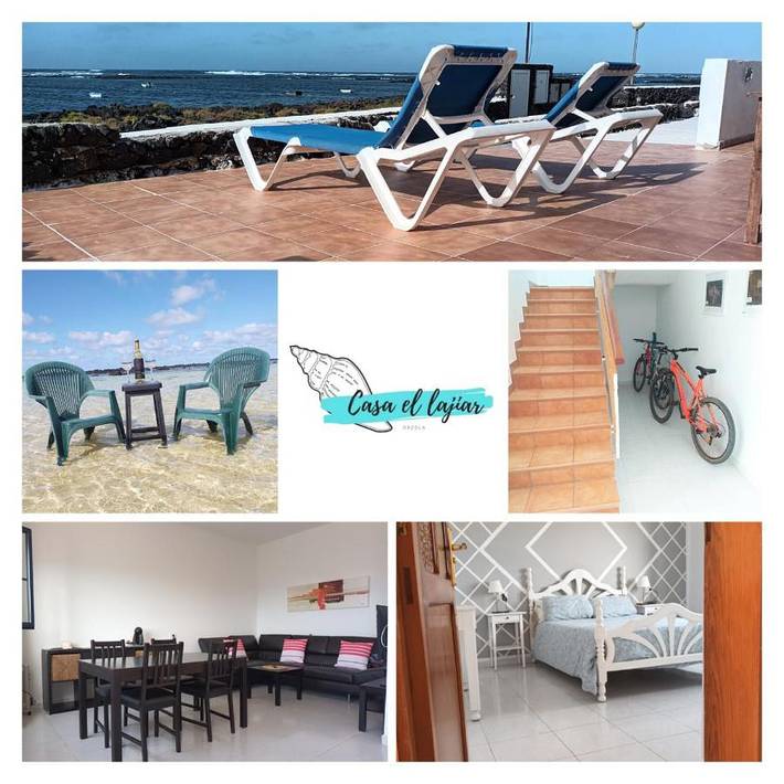 Location de vacances pour 8 personnes, avec Balcon et Terrasse ainsi que Jardin et Vue à Orzola