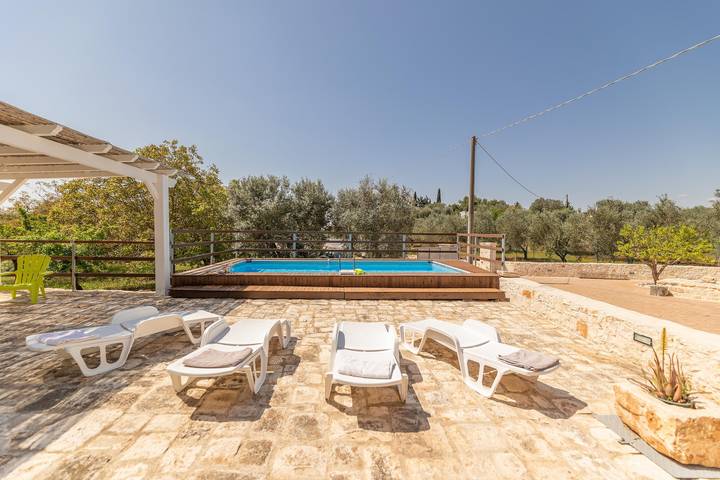 Trullo für 6 Personen, mit Balkon/Terrasse, mit Haustier in Ceglie Messapica - 2