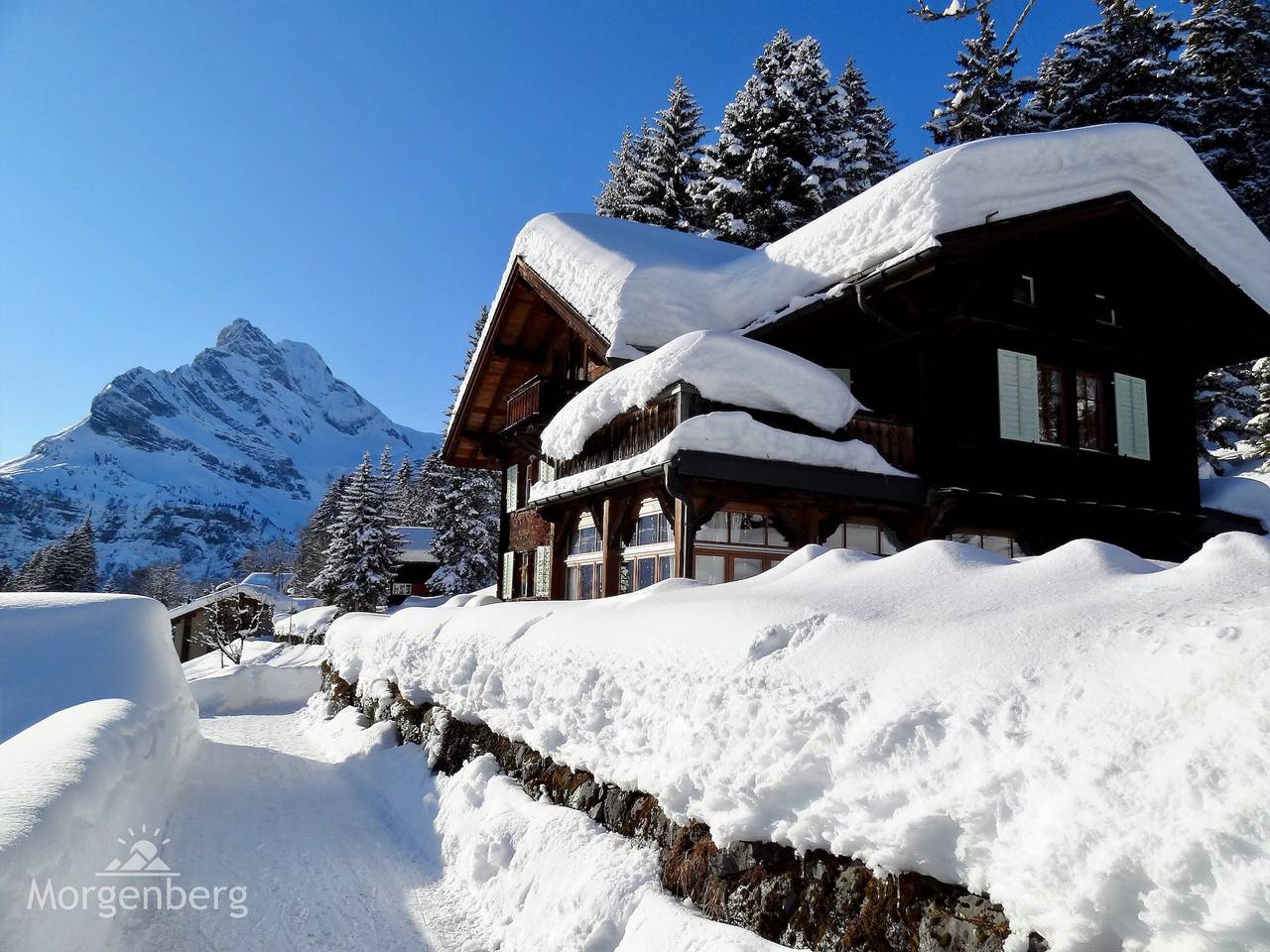Ganze Ferienwohnung, Chalet Morgenberg Nr. 111 - 8-Zimmer Ferienhaus in Glarus Süd, Kanton Glarus
