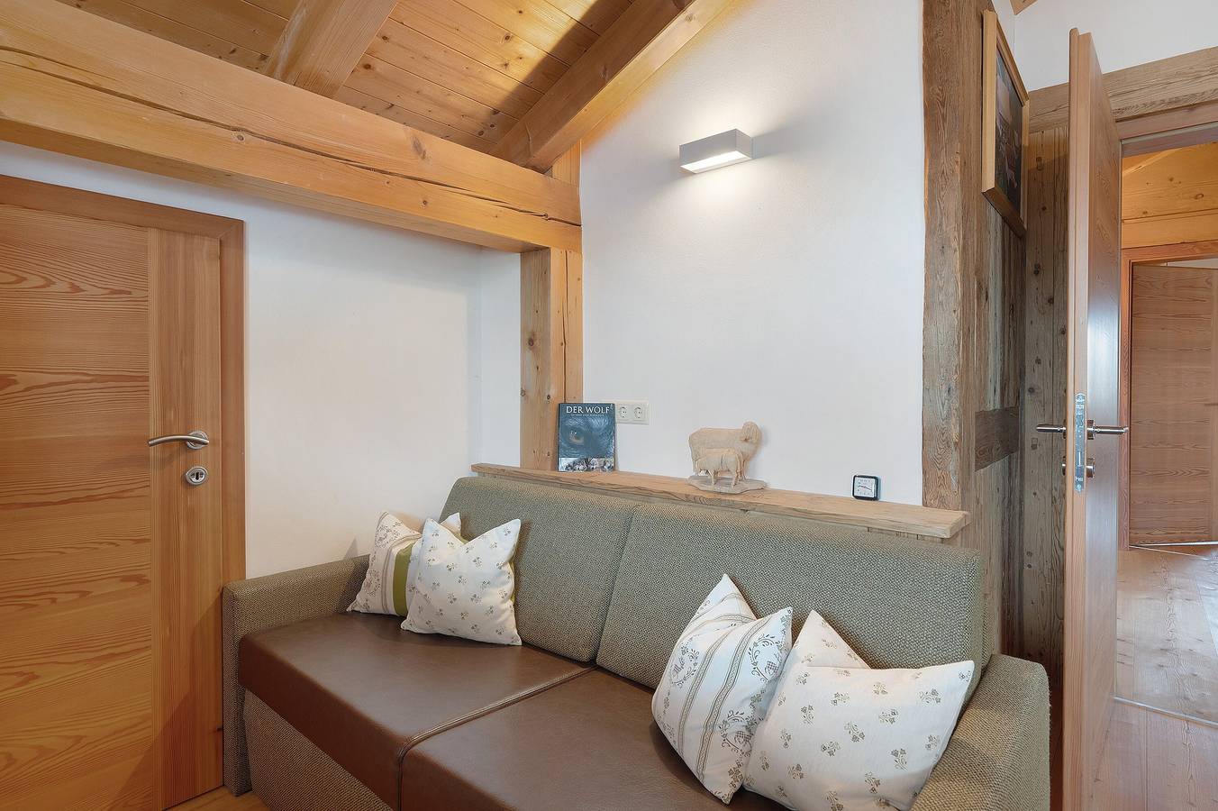 Appartement entier, Appartement de vacances 'Garmesegghof' avec vue sur la montagne, jardin commun et Wi-Fi in Sarentino, Alpes de Sarntal
