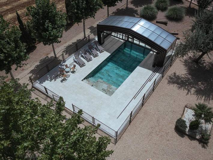 Casa rural para 14 personas, con Balcón y Terraza además de Jardín y Piscina en El Pedernoso - 3