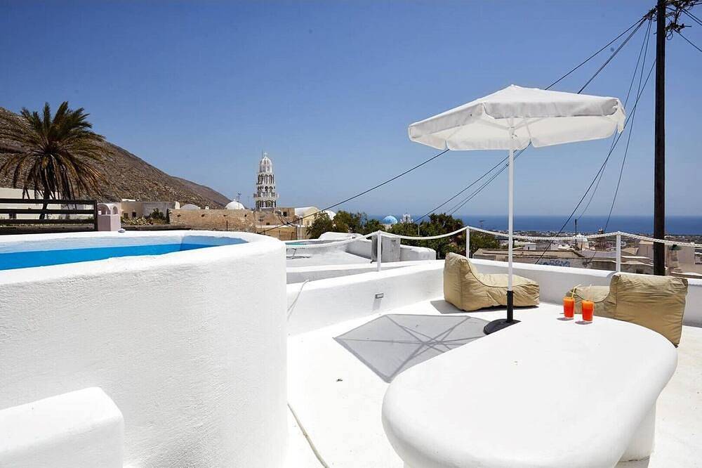 Santorini-Schätze Rockside Villa traditionell in Santorin