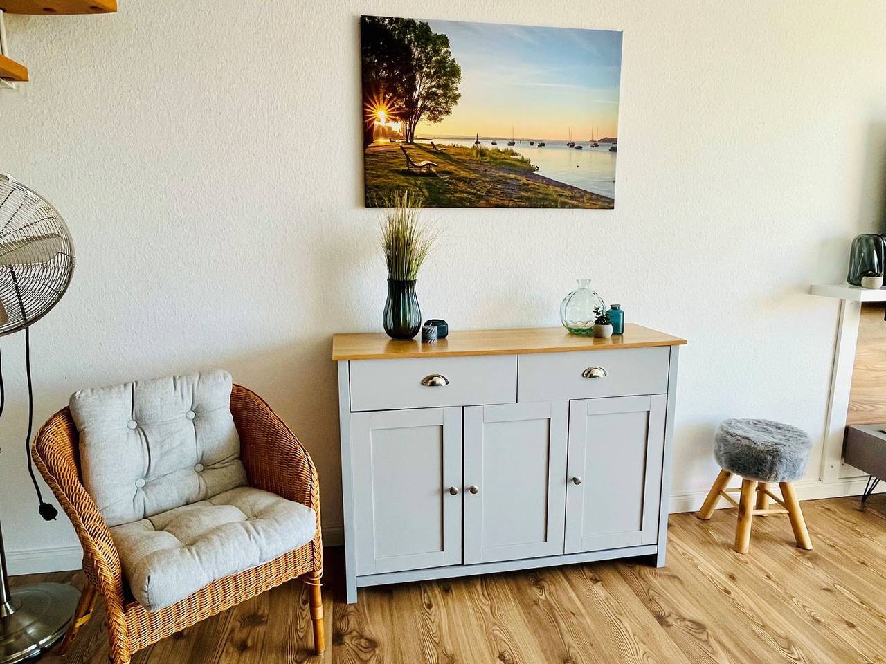 Ganze Wohnung, See Apart 7 - 55qm Ferienglück auf 2 Ebenen mit Balkon in ruhiger Lage in Öhningen, Untersee