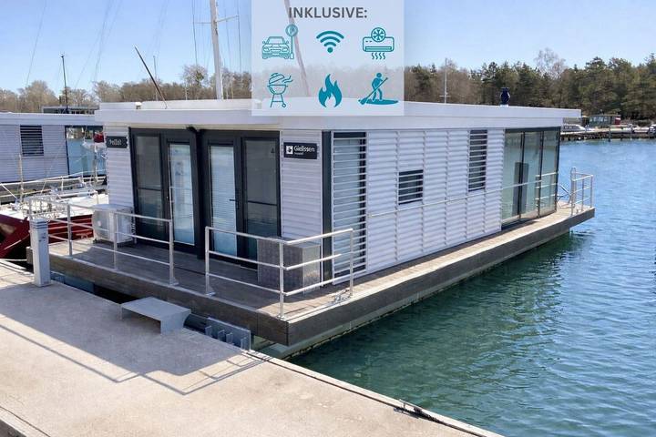 Ferienhaus für 4 Personen, mit Seeblick und Terrasse sowie Ausblick in Peenemünde