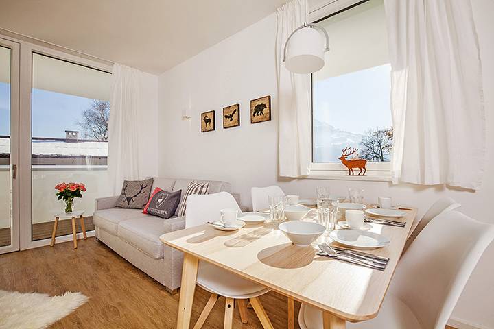 Appartement voor 4 personen, with sauna and balkon as well as uitzicht in St. Johann in Tirol