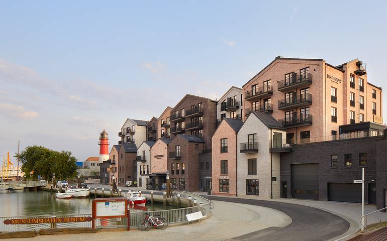 Hotel für 3 Personen, mit Whirlpool und Balkon sowie Sauna, kinderfreundlich am Hafen Büsum - 4
