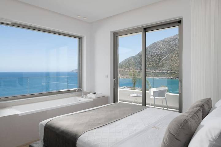 Villa pour 20 personnes, avec jacuzzi et bassin pour enfant ainsi que jardin et sauna à Bali (Crète) - 2