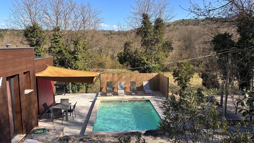 Location de vacances pour 4 personnes, avec jardin et piscine, animaux acceptés à Salavas - 2