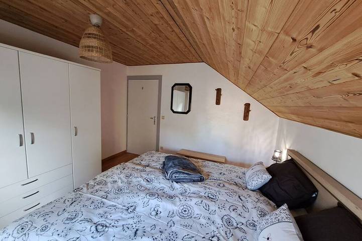 Les marmottes-Ferienhaus-Familie-Eigenes Badezimmer-Blick auf die Landschaft in Samrée, La Roche-en-Ardenne