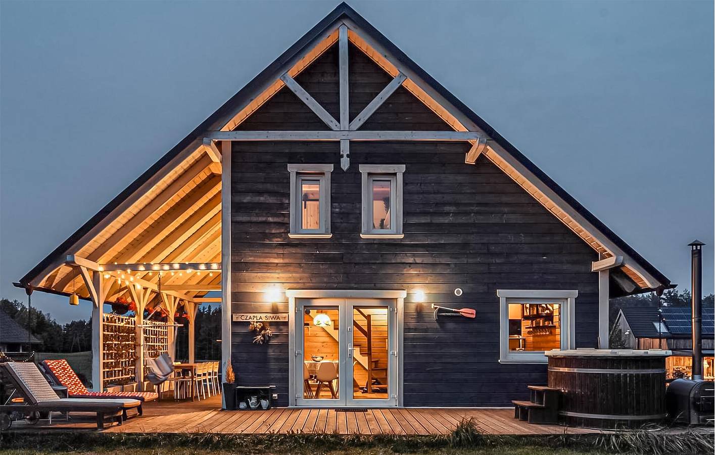 Ferienhaus für 8 Personen mit Terrasse in Stężyca, powiat kartuski