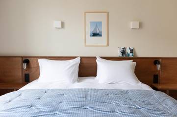 Hôtel pour 3 personnes, avec jardin, animaux acceptés dans Plage du Port-Vieux