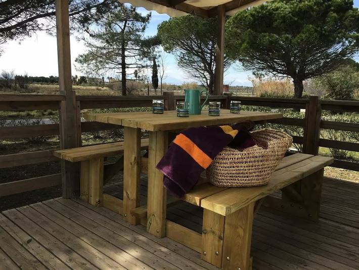 Camping für 6 Personen, mit Pool und Terrasse in Canet-en-Roussillon - 4