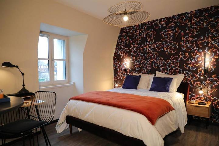 Appart’hôtel pour 2 personnes, avec Jardin et Vue