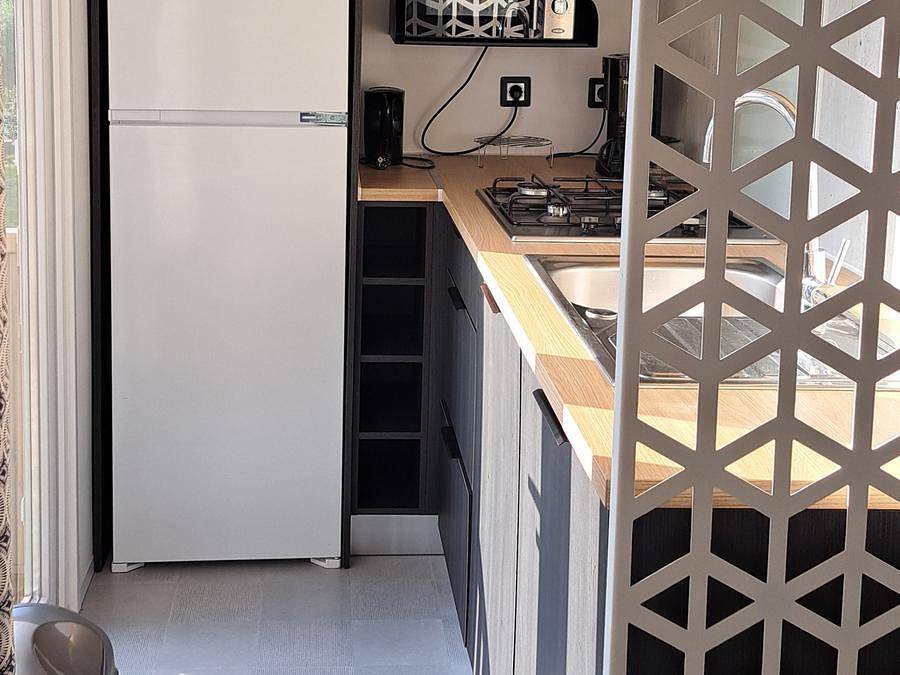 Camping Les Madières - Mobilhome 8 personnes - Mobile-home Confort Vue Mer 6/8 personnes / 3 chambres + terrasse in Pordic, Côte de Goëlo