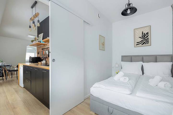 Ganze Wohnung, Targ Rybny Riverside Apartment in Stettin, Ostsee Vorpommern
