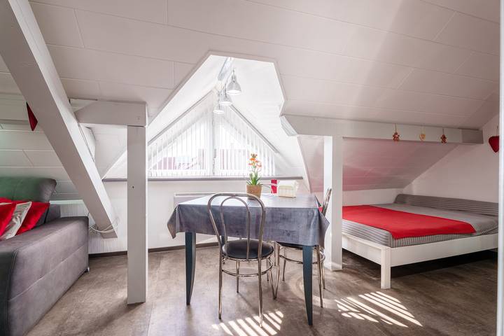 Appartement entier, Appartement 'Gîte Cosy' avec vue sur la montagne, Wi-Fi et climatisation in Gertwiller, Région de Sélestat-Erstein