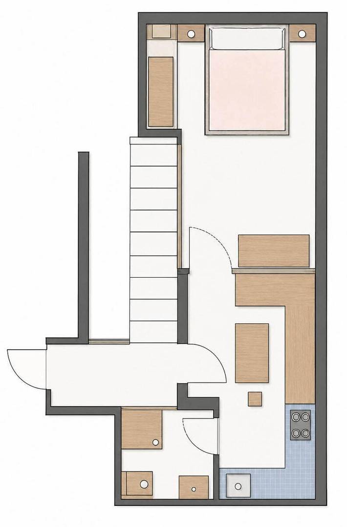 App/1 slaapkamer/douche, wc in Flachau, Ski Amadé