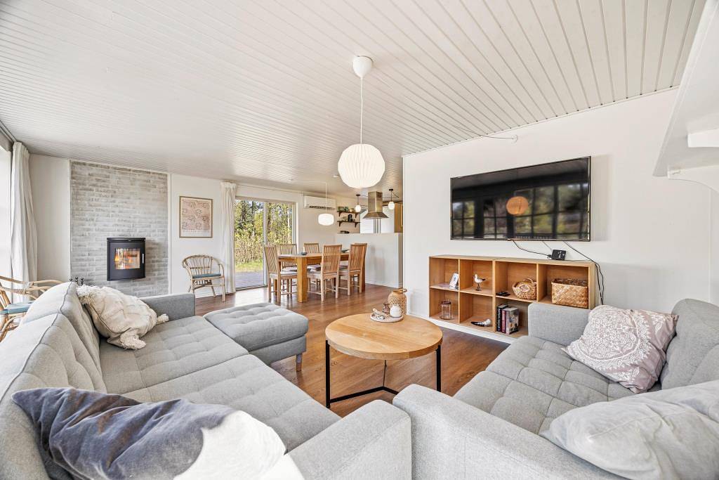 Entspannen im Ferienhaus mit Kamin  in Houstrup, Varde