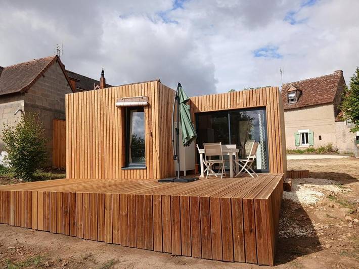 Location de vacances pour 2 personnes, avec Terrasse ainsi que Jardin et Vue à Mérigny