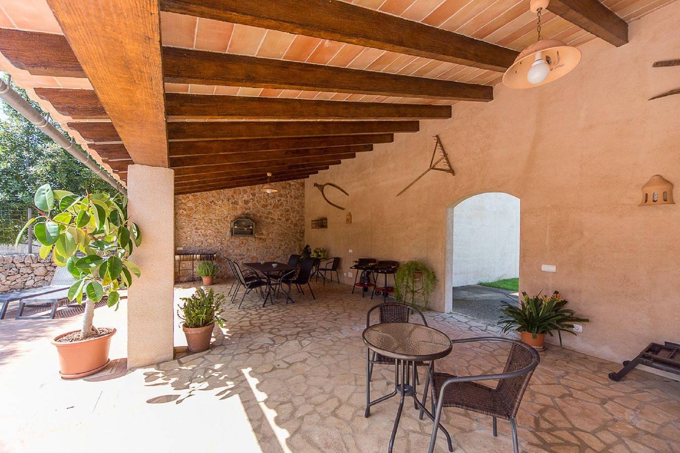 Apartamento vacacional entero, Finca rural "Sa Mata" con piscina Infinity in Algaida, Interior de Mallorca