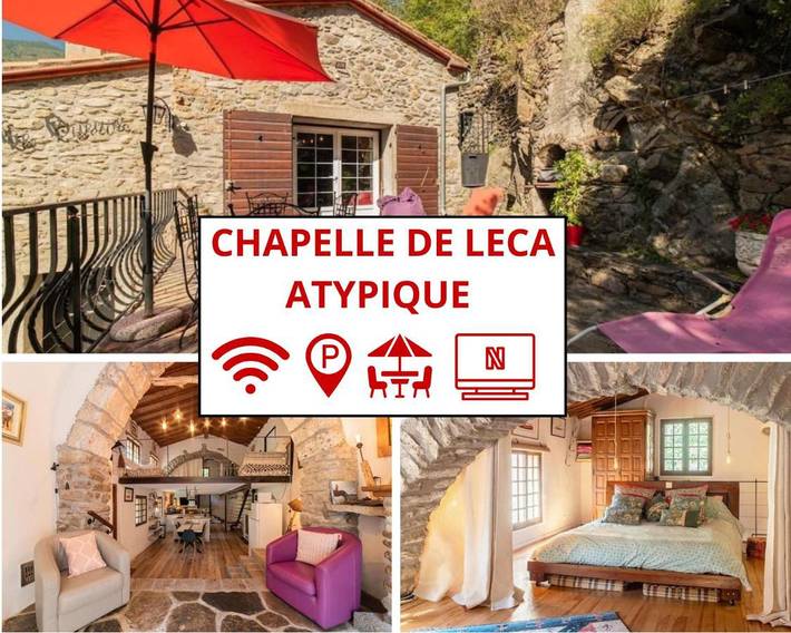 Location de vacances pour 4 personnes, avec Balcon et Terrasse ainsi que Jardin et Vue à Corsavy