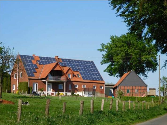 Ferienhaus für 8 Personen, mit Balkon und Garten sowie Ausblick in Tecklenburg