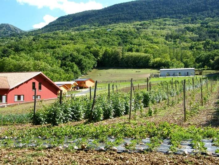 Chalet per 2 persone, con Balcone e Terrazza nonché Giardino e Panorama in Gran Sasso