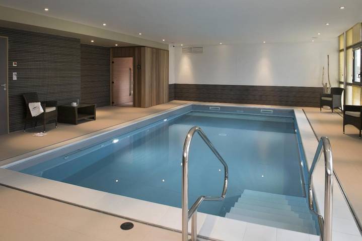 Appartement de vacances pour 2 personnes, avec Balcon et Terrasse ainsi que Jardin et Piscine