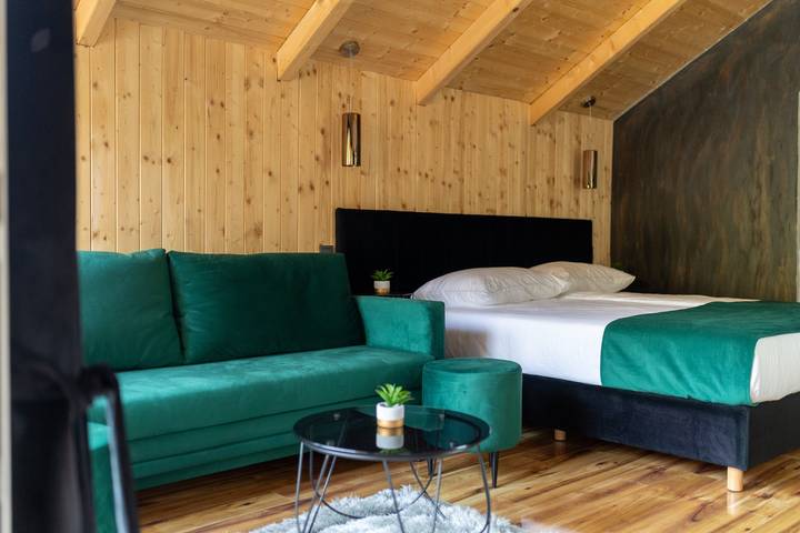 Ferienwohnung für 3 Personen, mit Balkon/Terrasse und Sauna