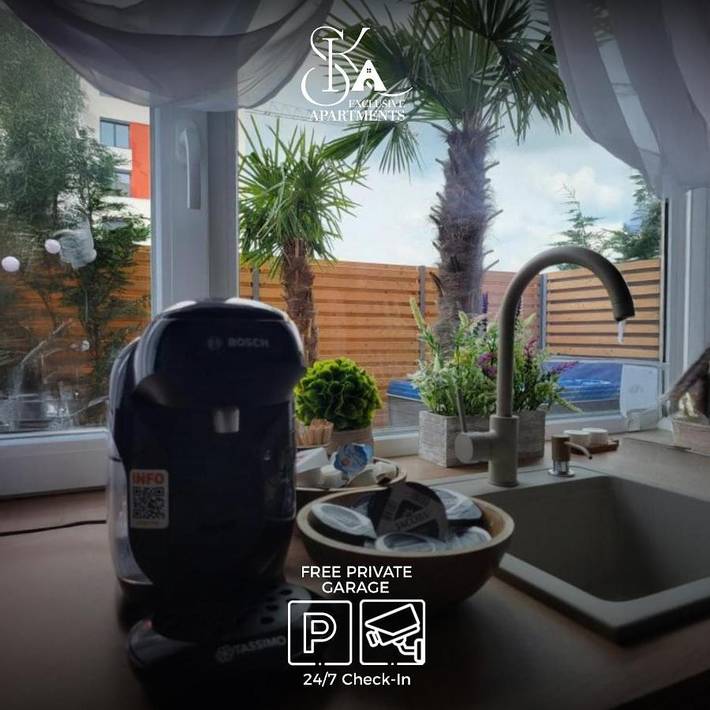 Appartement de vacances pour 4 personnes, avec Terrasse et Jardin