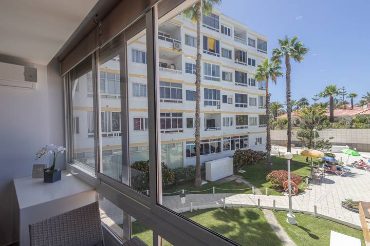 Ferienhaus für 4 Personen, mit Garten und Kinderpool