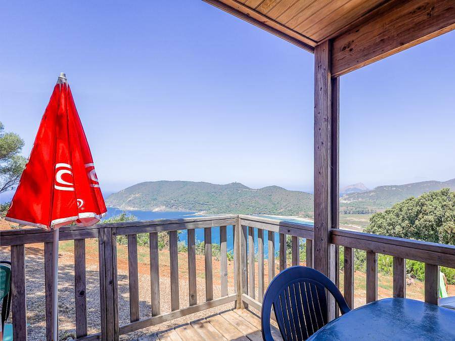Camping Torraccia - Chalet 5 personas - Vista al Mar Confort 35m² con Aire Acondicionado (M/D) in Cargèse, Parc naturel régional de Corse