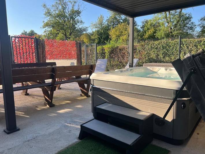 Maison de vacances pour 2 personnes, avec Jacuzzi ainsi que Terrasse et Vue