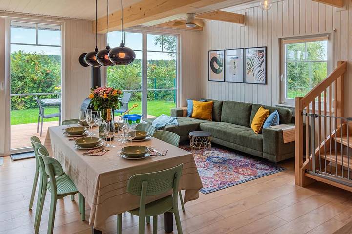 Ferienhaus für 8 Personen, mit Sauna und Garten, mit Haustier in Naturpark Barnim