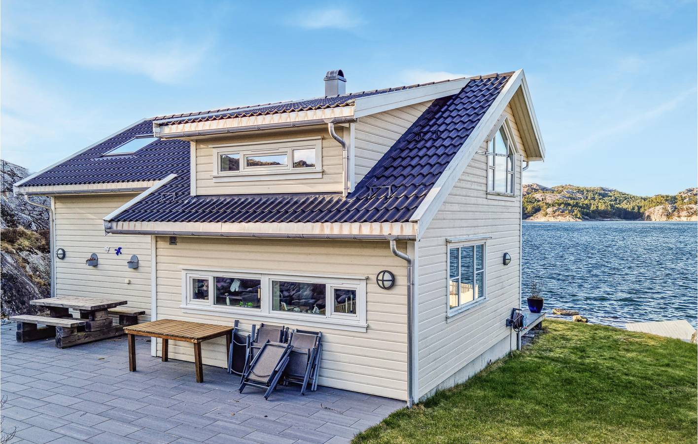 Ferienhaus für 8 Personen mit Terrasse in Eigersund