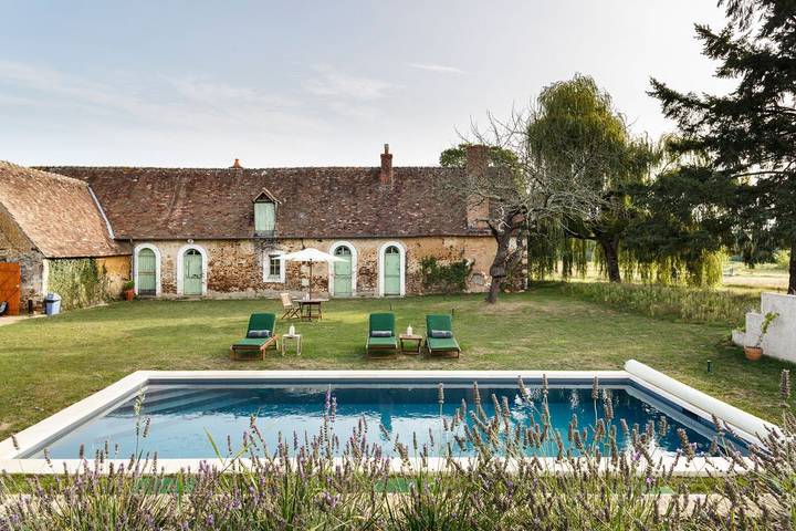 Château pour 15 personnes, avec terrasse et jardin, animaux acceptés dans la Sarthe - 2