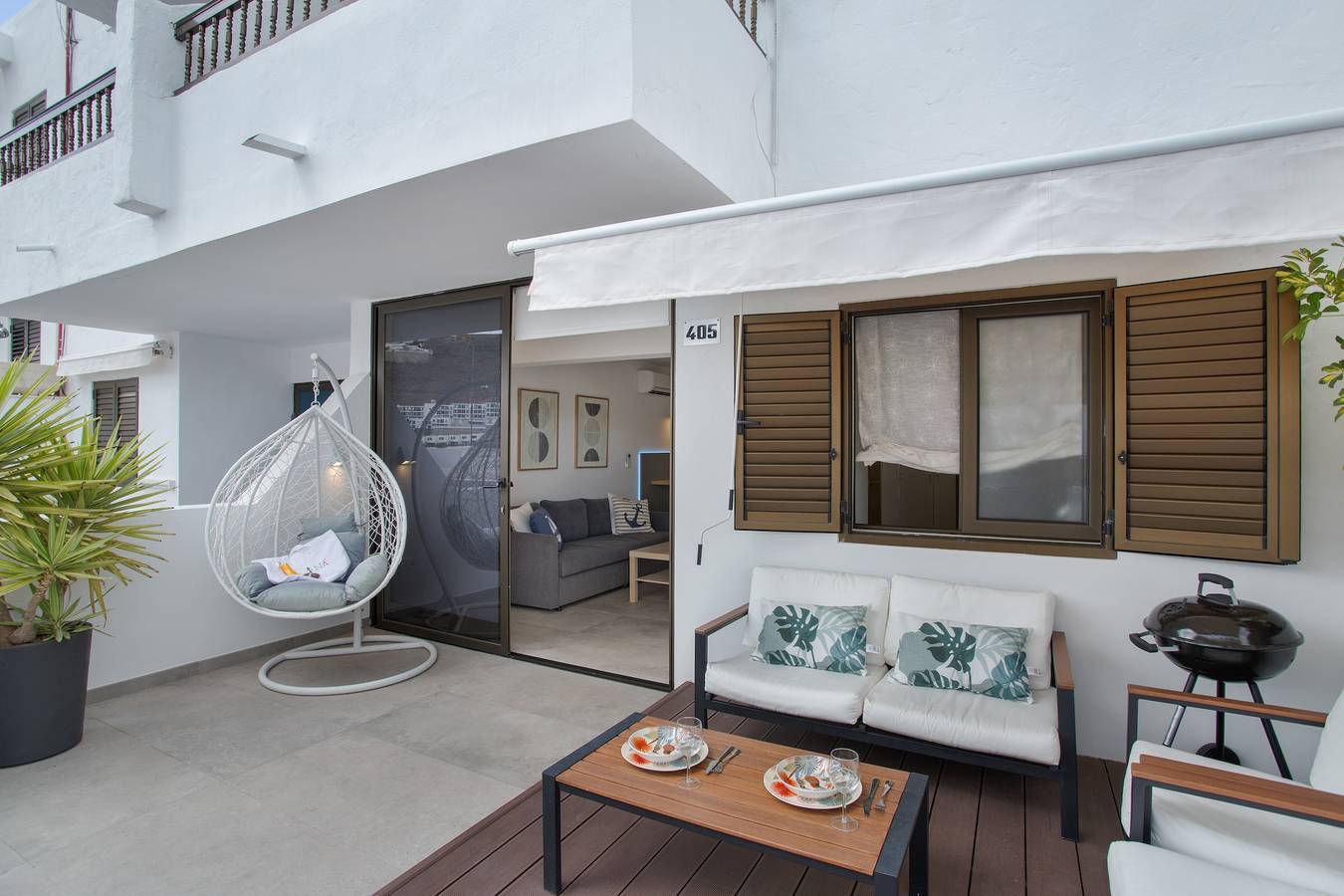 Entire apartment, Vacation Apartment 'Sun and Serenity Pool Wifi' with Sea View, Wi-Fi and Air Conditioning in Puerto Rico (Gran Canaria), Mogán