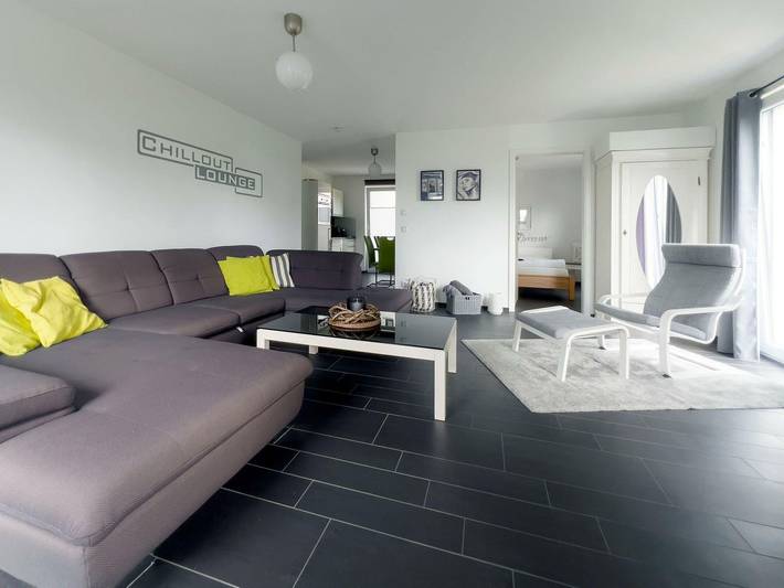 Ferienwohnung für 4 Personen, mit Terrasse und Garten sowie Sauna in Börgerende-Rethwisch