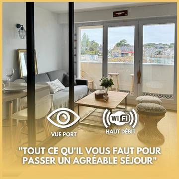 Gîte pour 4 personnes, avec vue et balcon, animaux acceptés dans Dahouët