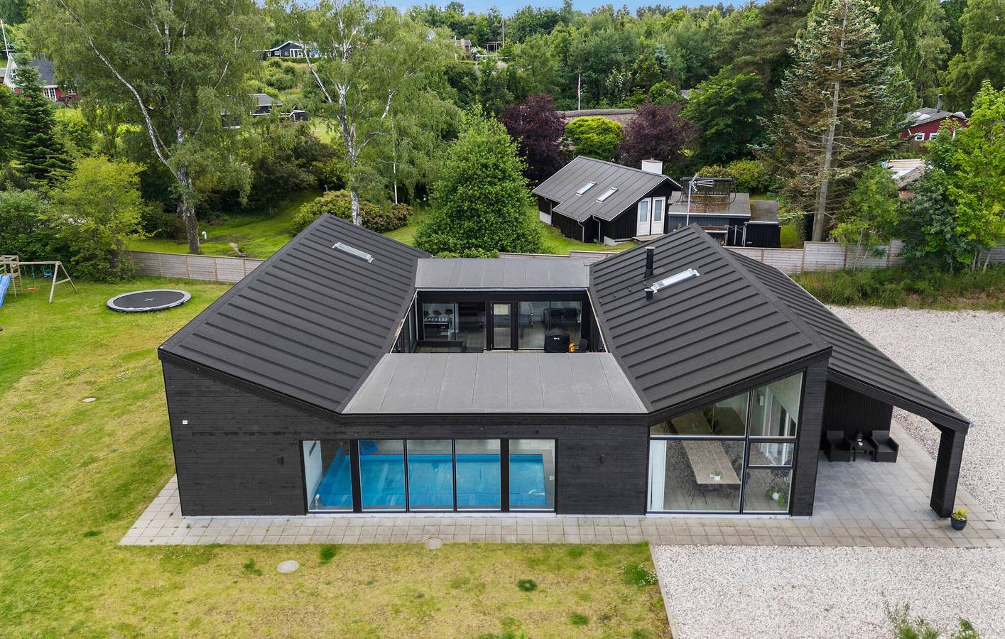 Feriehus for 20 personer med terrasse in Bønnerup Strand, Glesborg