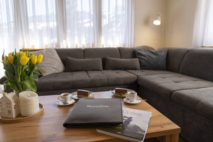 Ferienhaus für 6 Personen, mit Balkon und Terrasse sowie Garten