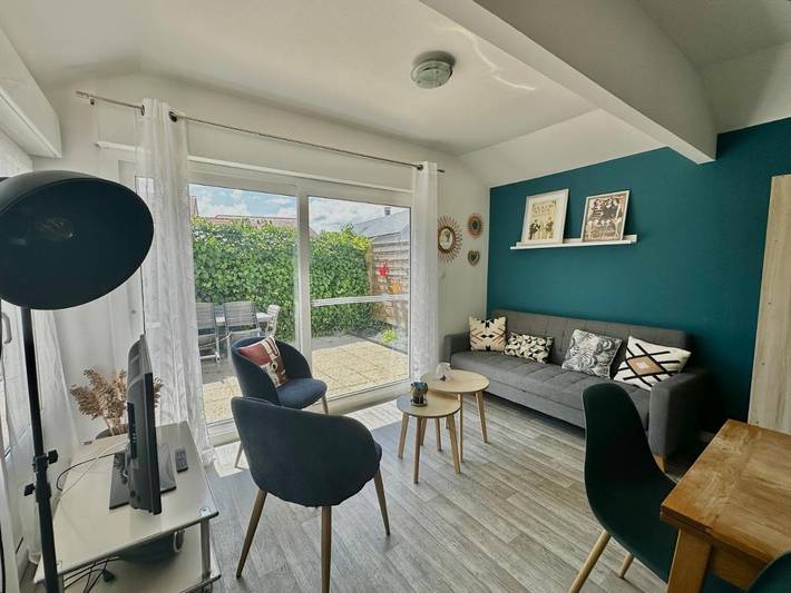 Location de vacances pour 6 personnes, avec Terrasse et Jardin dans Plage De La Fontaine Saint Come Saint Come De Fresne