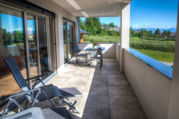 Ferienwohnung für 5 Personen, mit Balkon in Bodolz