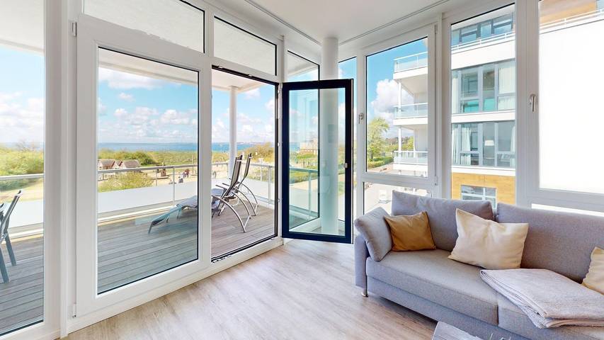 Vacation rental for 4 people, with sauna and balcony in Schleswig-Holstein