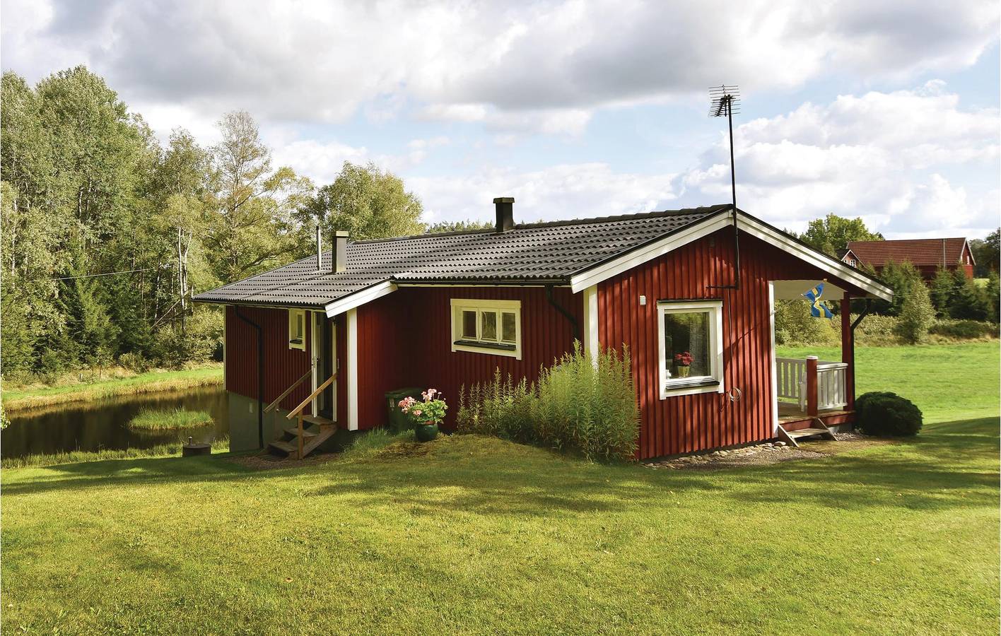 Ferienhaus für 4 Personen mit Garten in Marks Kommun, Västergötland