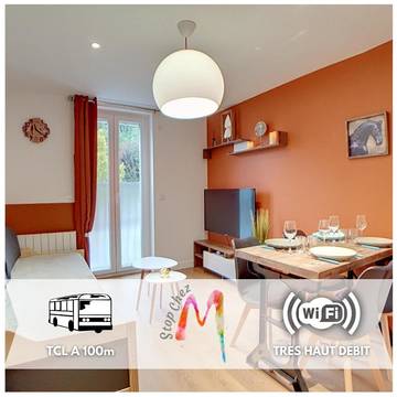 Gîte pour 3 personnes à Saint-Fons