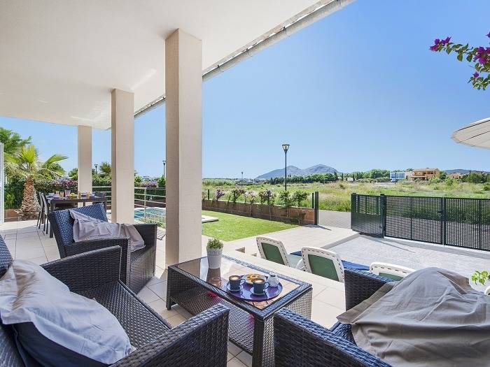 Villa Marisa - Spektakuläre Villa mit Pool und Garten in Alcúdia in Es Barcarès, Alcúdia
