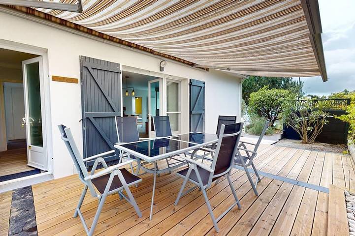 Appartement de vacances pour 4 personnes, avec jardin