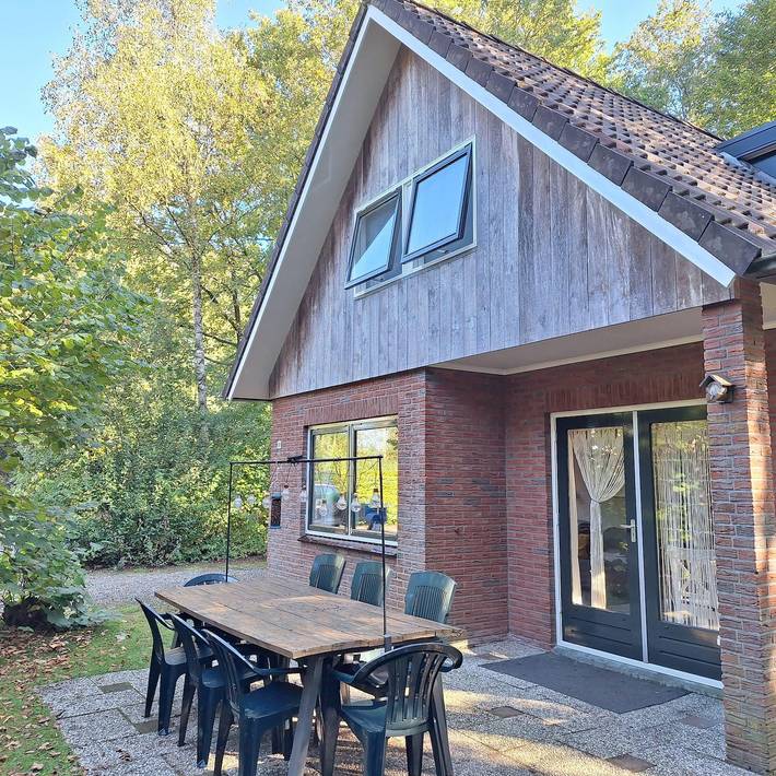 Ferienpark für 8 Personen, mit Balkon/Terrasse und Terrasse sowie Garten in Hoge Hexel